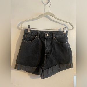BDG black mom high rise shorts